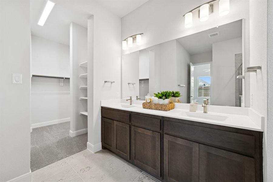 Furnished interior view inside a new home in Sandbrock Ranch, Aubrey (Image 10). Furnished interior view inside a new home in Sandbrock Ranch, Aubrey (Image 10).