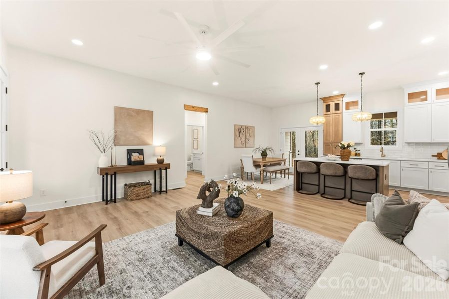 Furnished interior view inside a new home in , Bessemer City (Image 18).