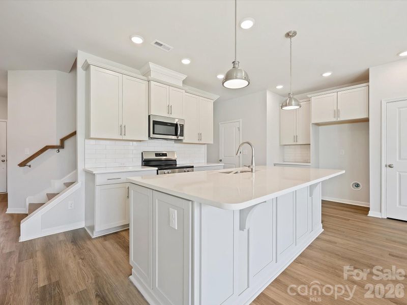 Furnished interior view inside a new home in Westview Towns, Waxhaw (Image 8). Furnished interior view inside a new home in Westview Towns, Waxhaw (Image 8).