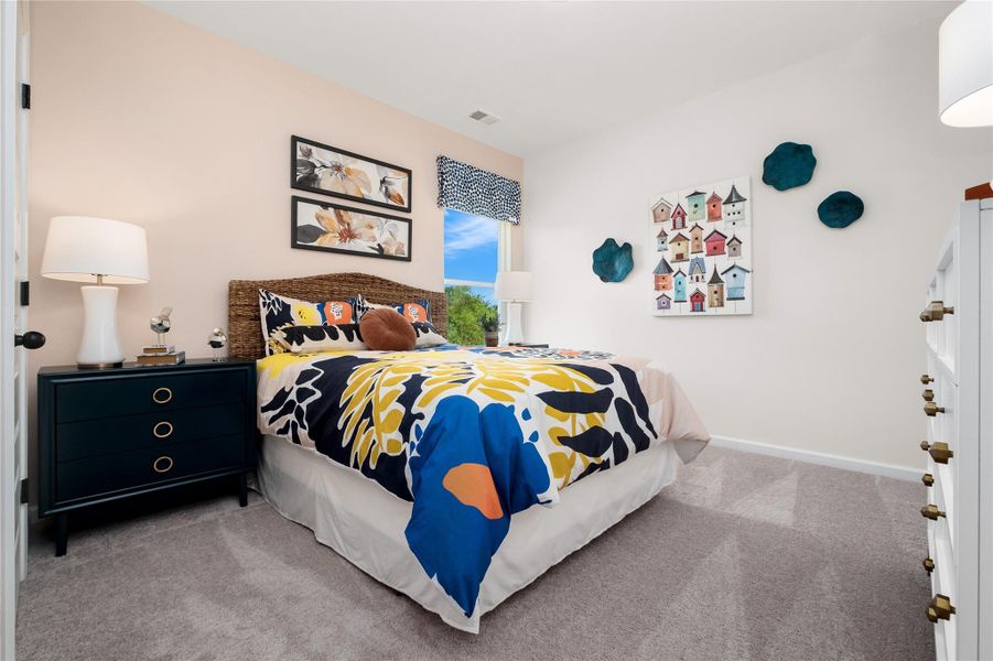 Photos shown are of a staged model home and are for illustration purposes only. Actual home features, finishes, and layout may vary.