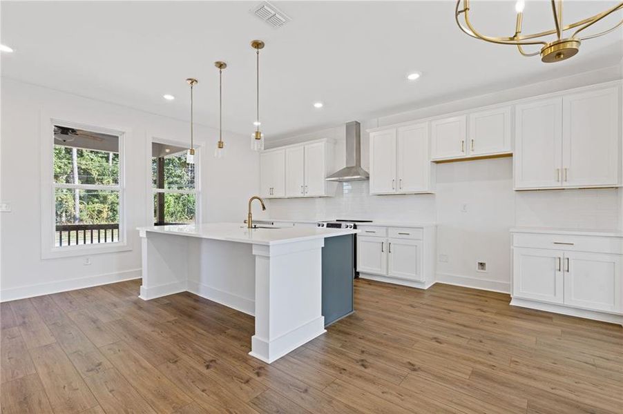 Furnished interior view inside a new home in , Suwanee (Image 13).