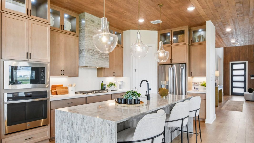 Representative furnished interior of a home built from the Elm by DRB Homes in Oaks at San Gabriel, Georgetown (Image 8).
