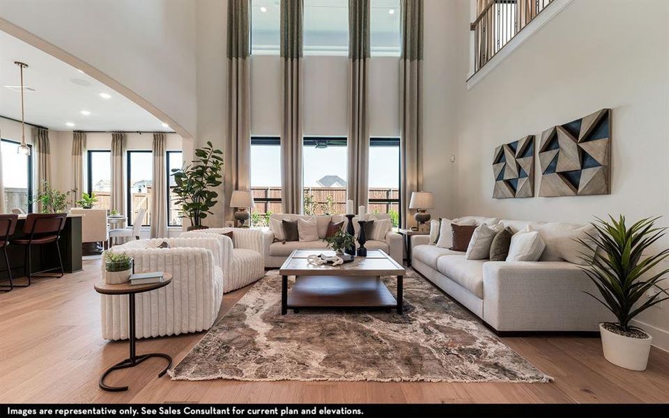 Furnished interior view inside a new home in Green Meadows, Celina (Image 21).