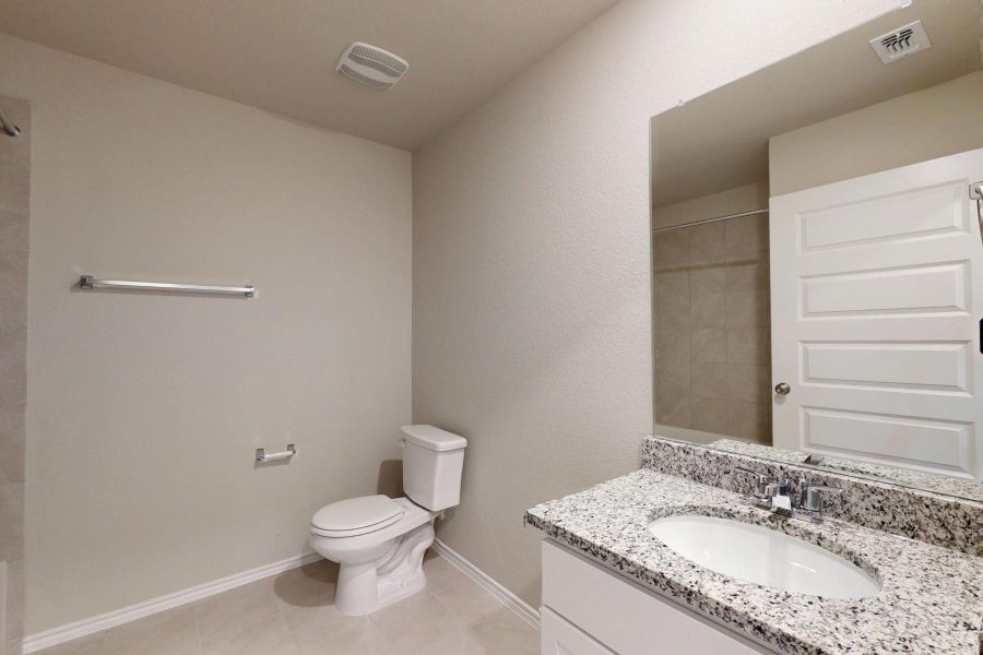 Furnished interior view inside a new home in Carillon, Manor (Image 11). Furnished interior view inside a new home in Carillon, Manor (Image 11).