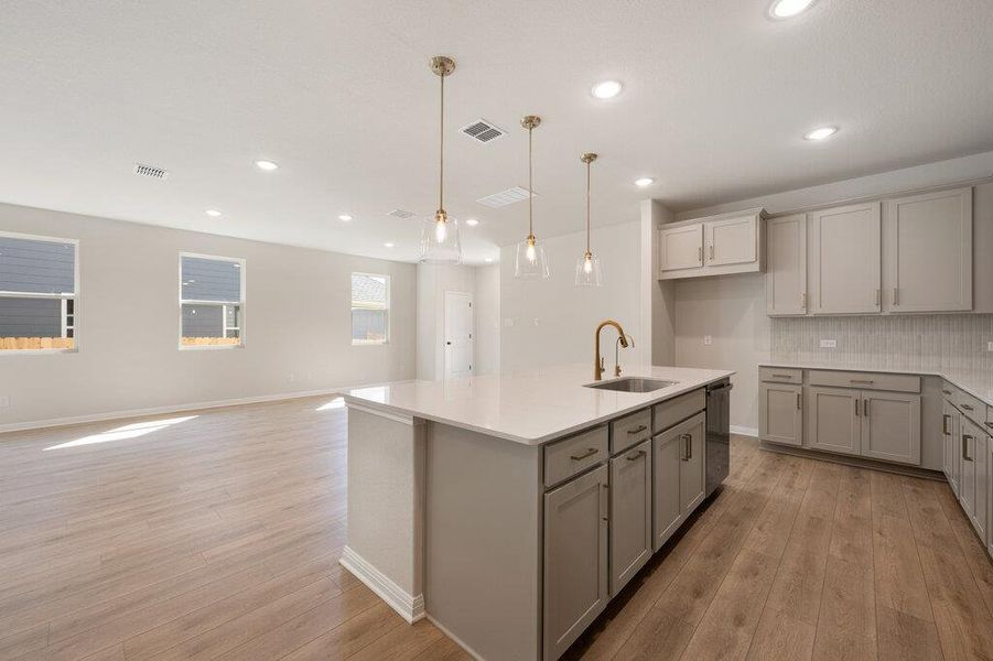Furnished interior view inside a new home in Lariat, Liberty Hill (Image 18).