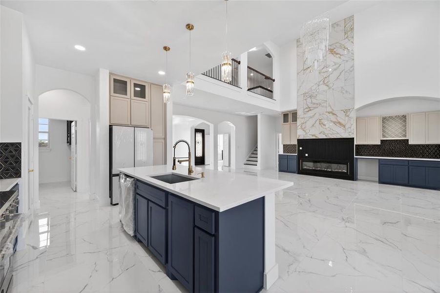 Furnished interior view inside a new home in , Lancaster (Image 9).