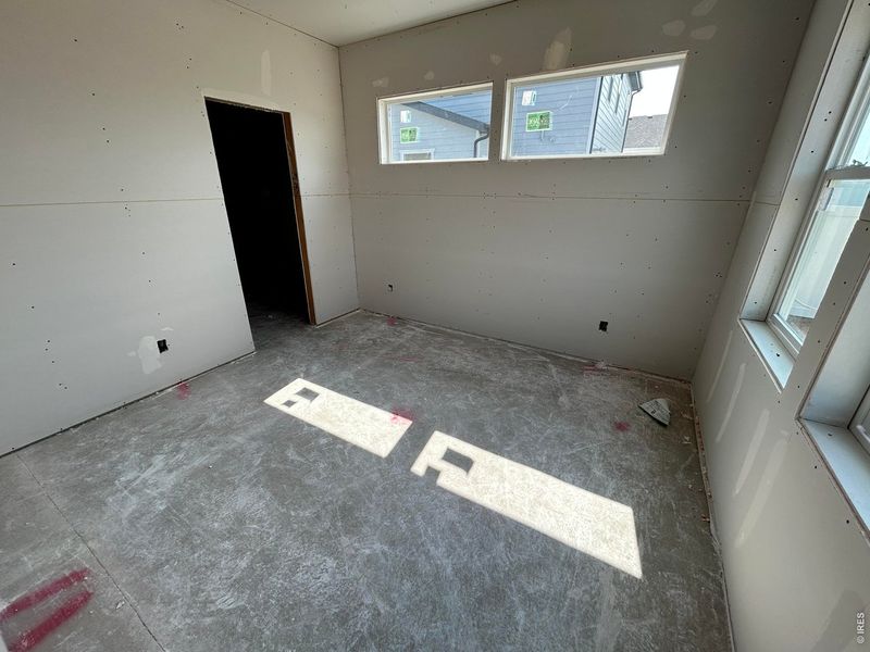 In-progress construction of a new home in Union Colony West, Greeley, CO (Image 29).