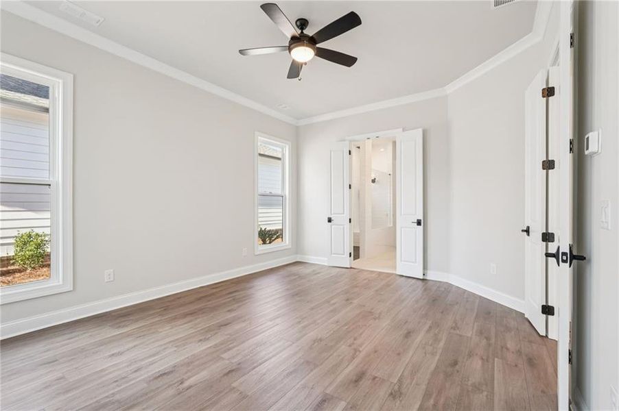 Spacious, unfurnished interior of a new home in Promenade at Sawnee Village, Cumming (Image 39).