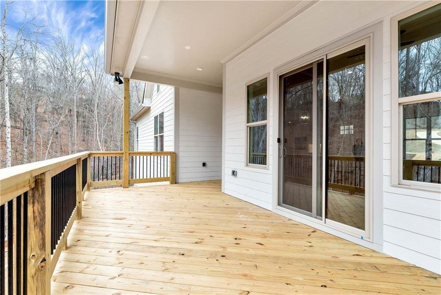 Exterior details and patio area of a home in , Dahlonega (Image 4).