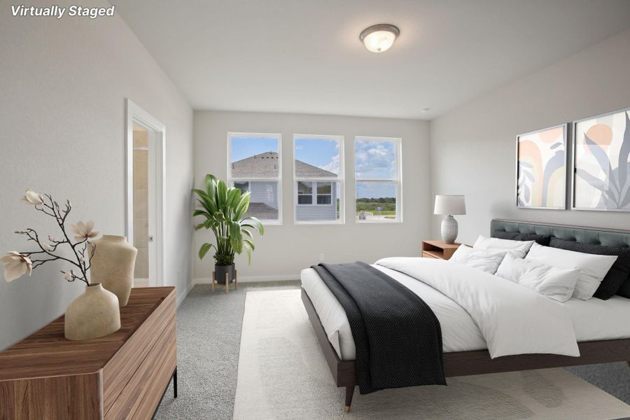 Photo is not of the actual home, but is an inspirational photo of builder’s model home and may depict options, furnishings, and/or decorator features that are not included