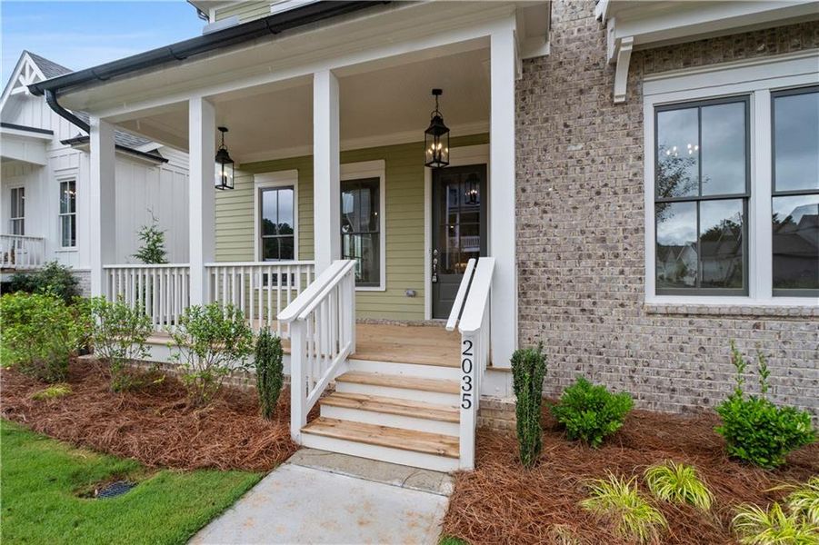 Exterior details and patio area of a home in Crossroads, Milton (Image 3).