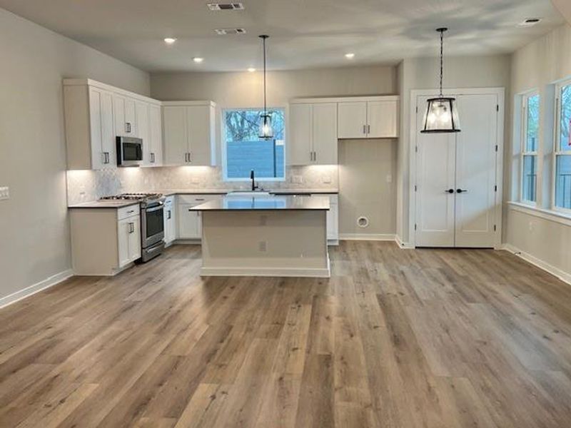 View of Kitchen from Family Room