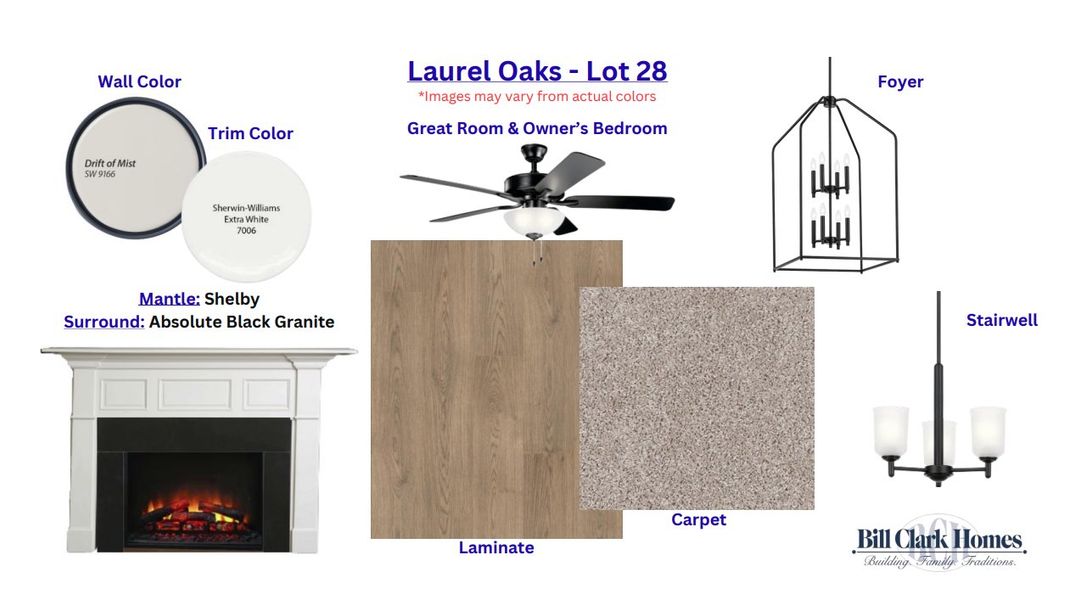 Sample of building materials used in homes in Laurel Oaks, Greenville (Image 6).