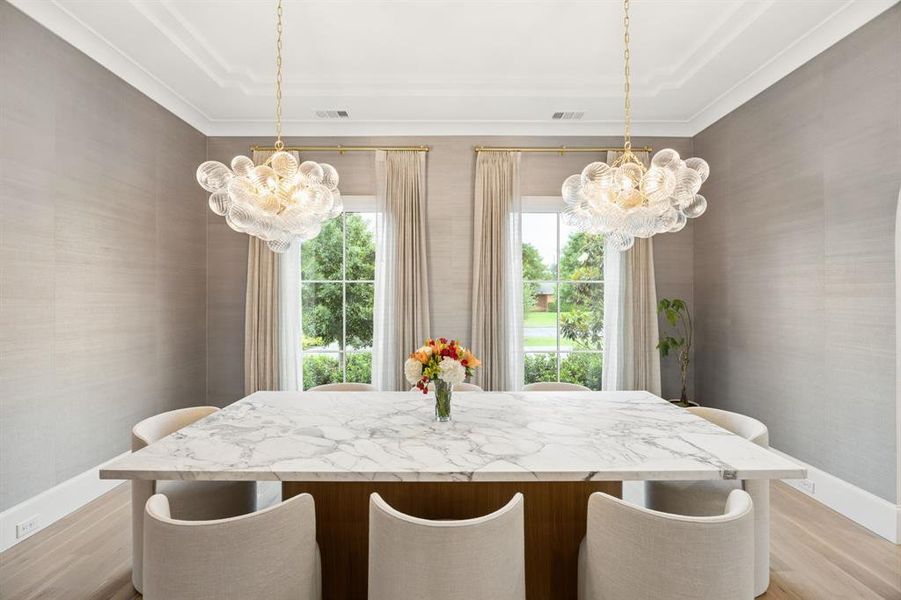 Furnished interior view inside a new home in , Dallas (Image 9).