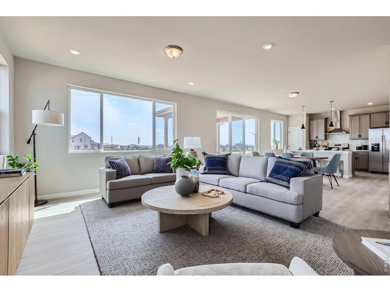 Furnished interior view inside a new home in Country Club Reserve, Fort Collins (Image 6).