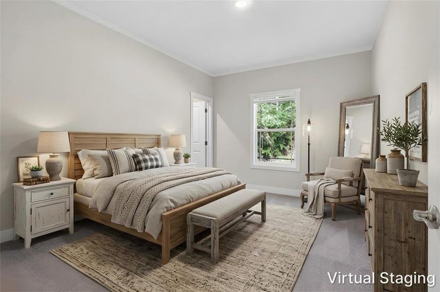 Furnished interior view inside a new home in , Waleska (Image 17).