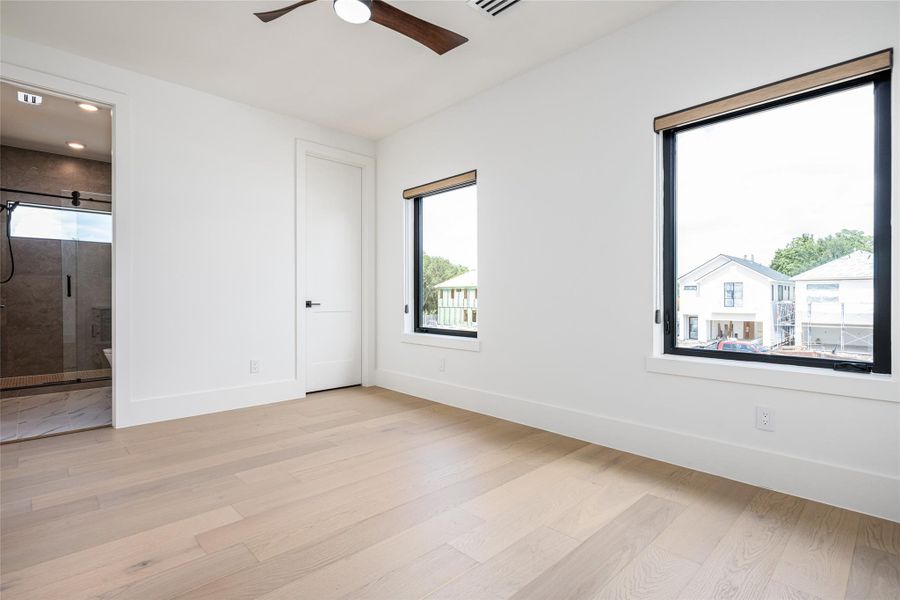 Bedroom four is a grand secondary suite upstairs with a massive walk-in closet and its own private bath. Bedroom four is a grand secondary suite upstairs with a massive walk-in closet and its own private bath.