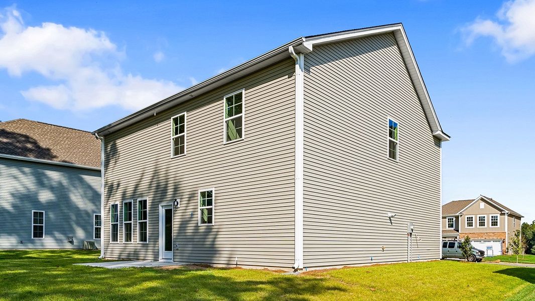Exterior details and patio area of a home in Watkins Landing, Kernersville (Image 4).