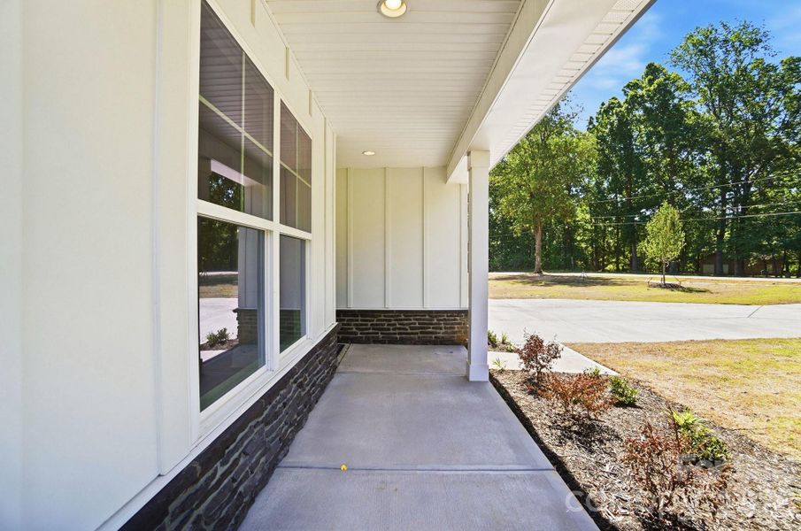 Exterior details and patio area of a home in Chasewood, Mint Hill (Image 3).