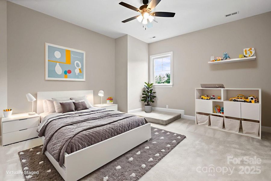 Furnished interior view inside a new home in , Charlotte (Image 33). Furnished interior view inside a new home in , Charlotte (Image 33).