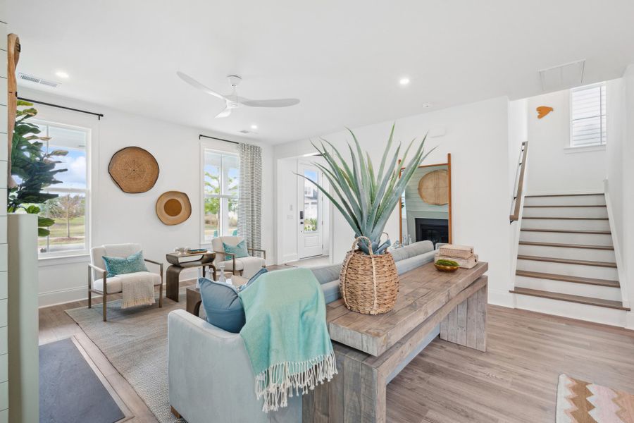 Furnished interior view inside a new home in , Summerville (Image 8).