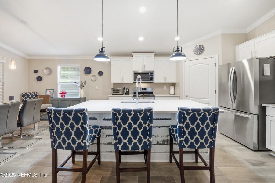 Furnished interior view inside a new home in Parkland Preserve, St. Augustine (Image 16).