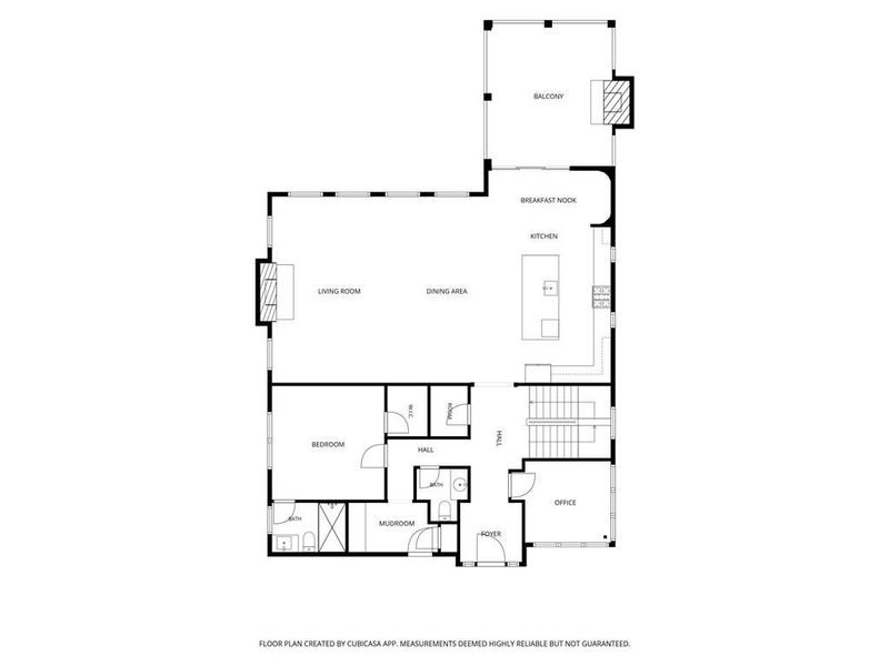 2D floor plan layout of this home in , Atlanta, GA (Image 5).