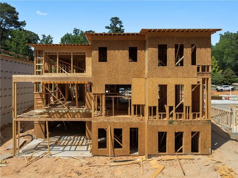In-progress construction of a new home in , Atlanta, GA (Image 9).