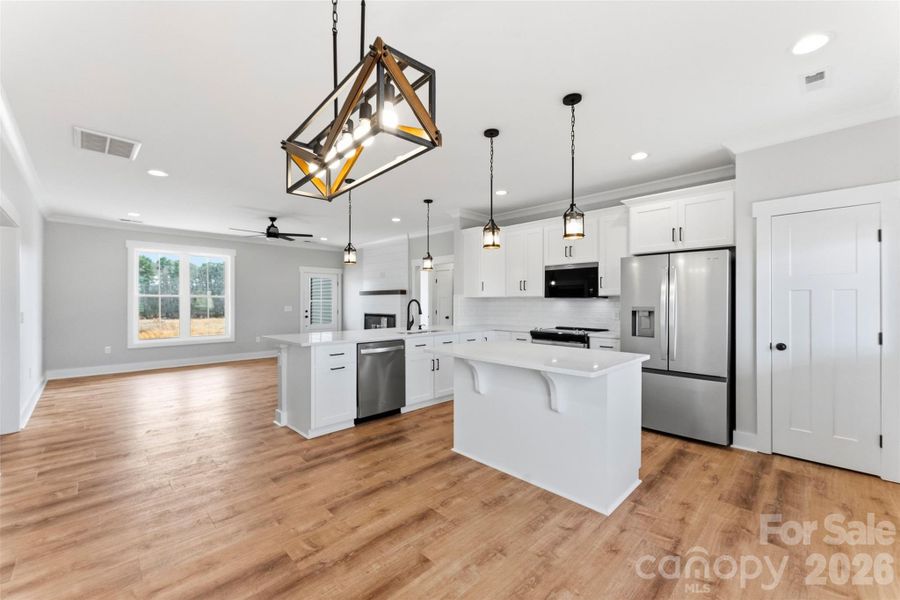 Furnished interior view inside a new home in , Locust (Image 8). Furnished interior view inside a new home in , Locust (Image 8).
