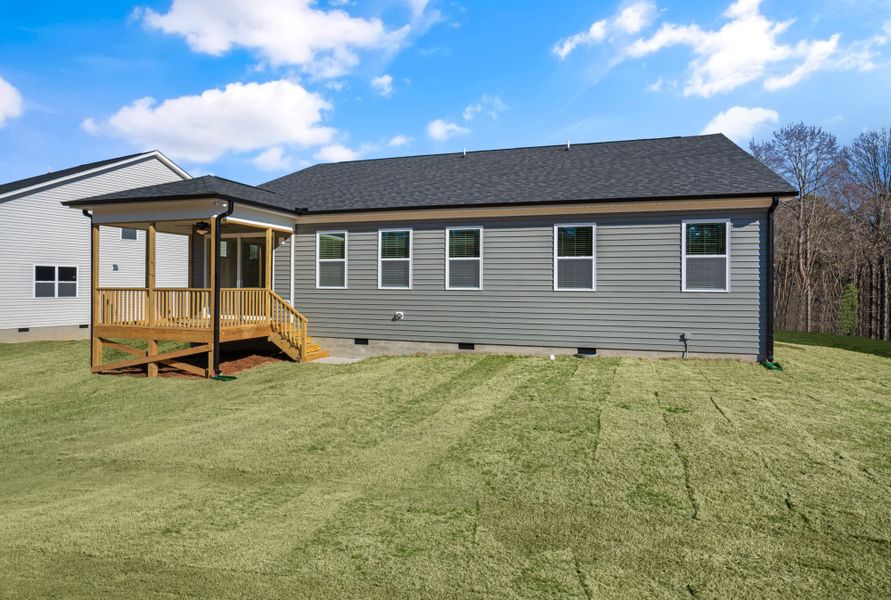 Representative exterior details of a home built from the Allegheny by Mattamy Homes in McAlister Creek, Clayton (Image 3).