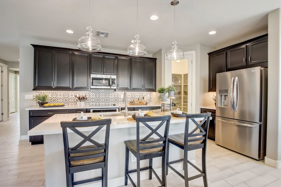 Furnished interior view inside a new home in Castillo at Anderson Parc, Buckeye (Image 6). Furnished interior view inside a new home in Castillo at Anderson Parc, Buckeye (Image 6).