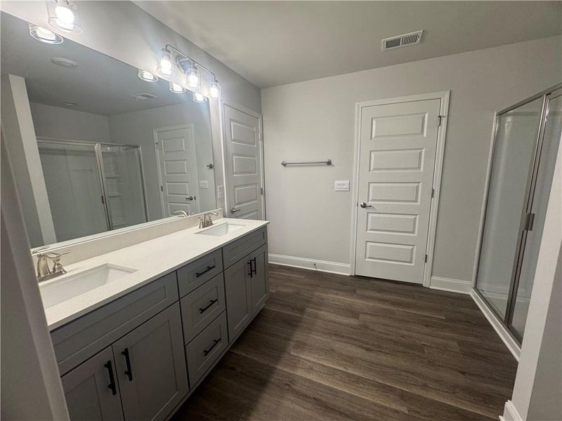 Furnished interior view inside a new home in The Fields of Walnut Creek, Pendergrass (Image 9). Furnished interior view inside a new home in The Fields of Walnut Creek, Pendergrass (Image 9).