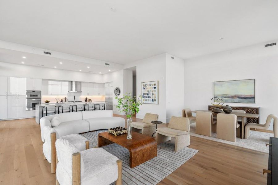 Furnished interior view inside a new home in The Dillon Buckhead, Atlanta (Image 16).