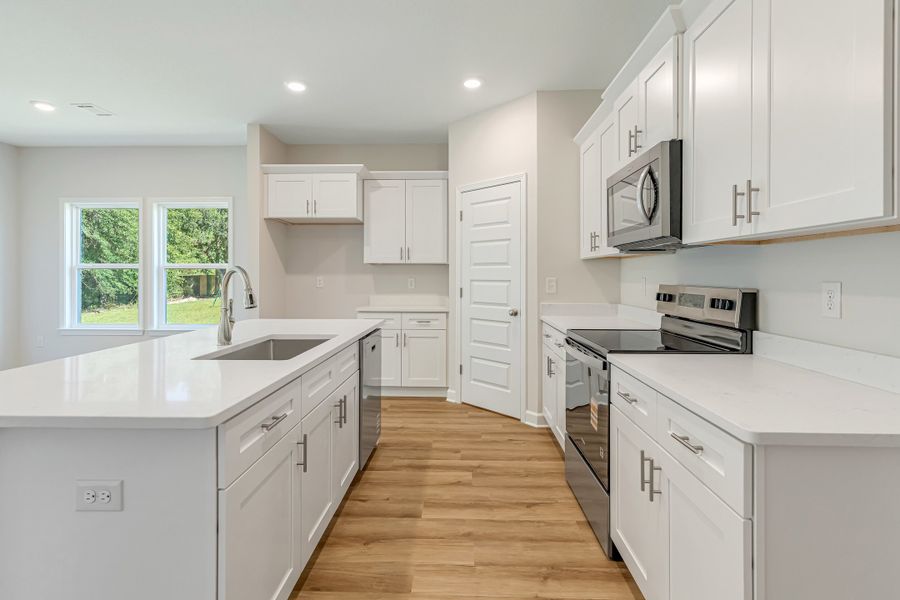 Representative furnished interior of a home built from the Elizabeth by CJL Homes in McCarthy Estates, Defuniak Springs (Image 10).