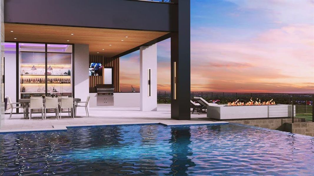 Exterior details and patio area of a home in , Frisco (Image 3).