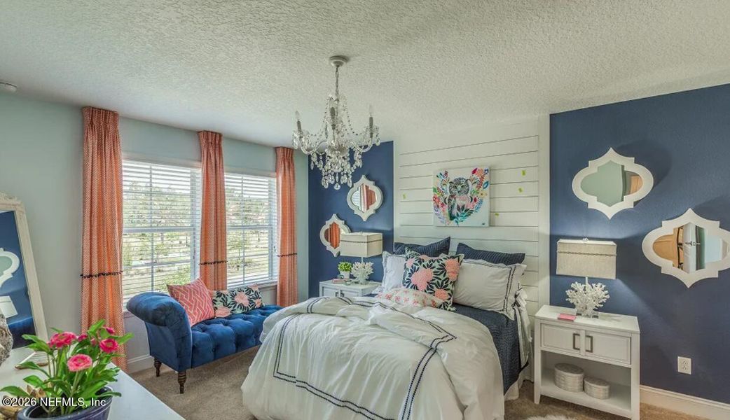 Furnished interior view inside a new home in Silver Falls Single Family at SilverLeaf, St. Augustine (Image 12).