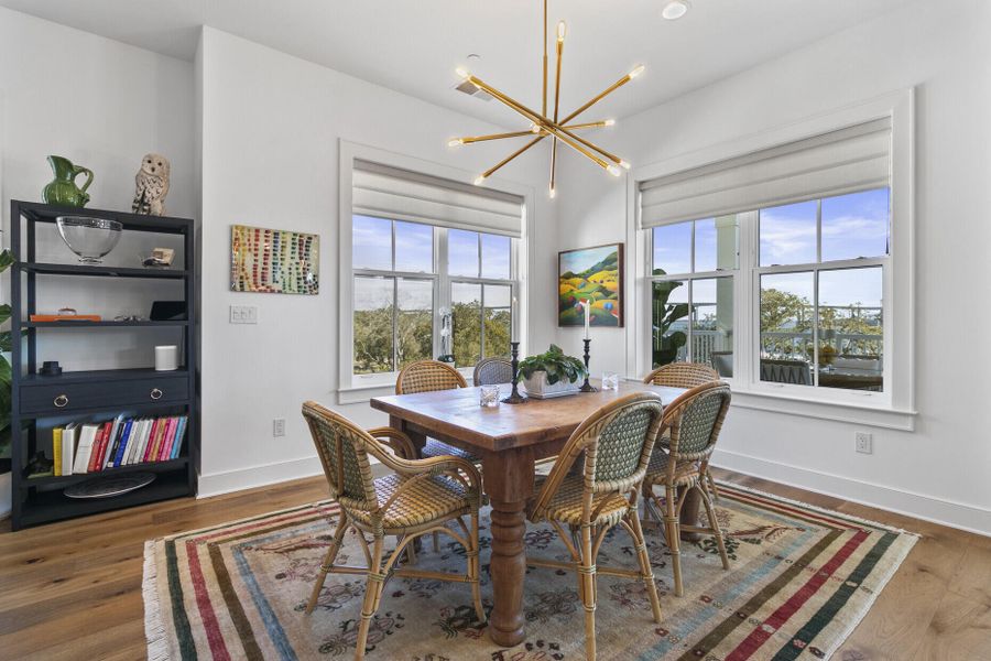 Furnished interior view inside a new home in , Charleston (Image 12).