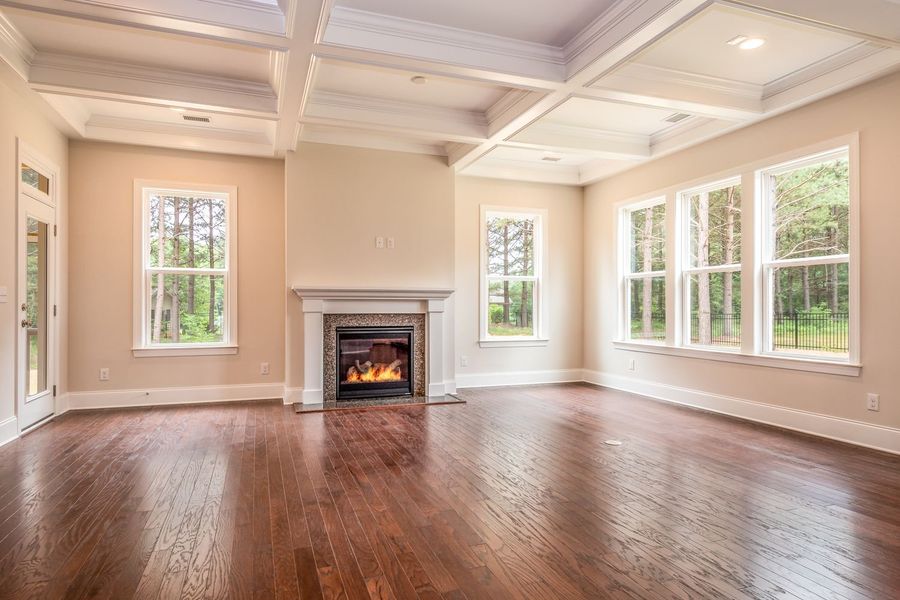 Representative unfurnished interior of a home built from the St Andrews with 3rd Floor Retreat by Greybrook Homes in Edmunds Farm, Clover (Image 39).