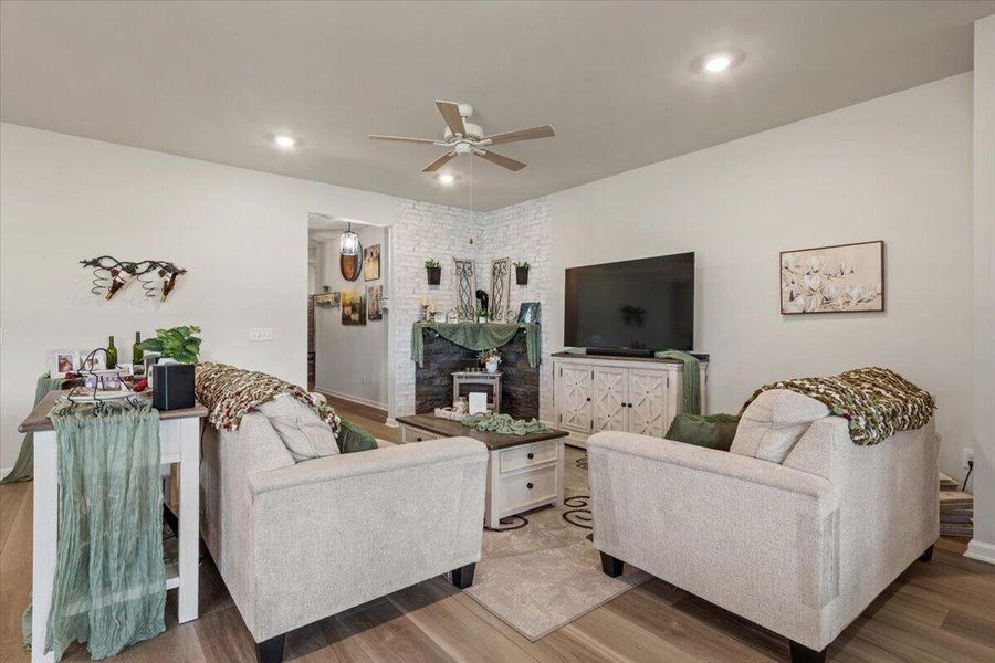 Furnished interior view inside a new home in Horizons at Summers Corner | 55+, Summerville (Image 7).
