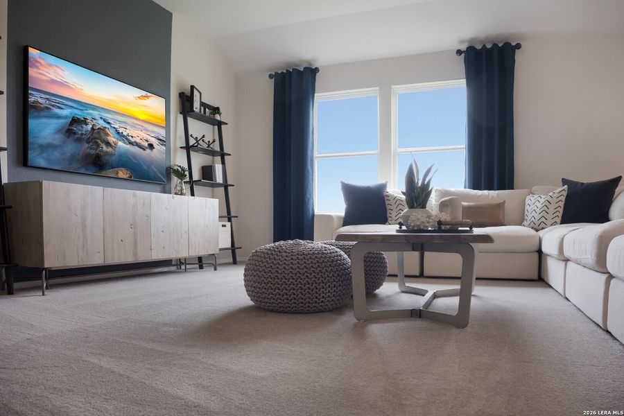 Furnished interior view inside a new home in Horizon Ridge, San Antonio (Image 24).