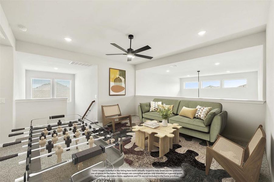 Furnished interior view inside a new home in Heartland Classic 60, Heartland (Image 7). Furnished interior view inside a new home in Heartland Classic 60, Heartland (Image 7).