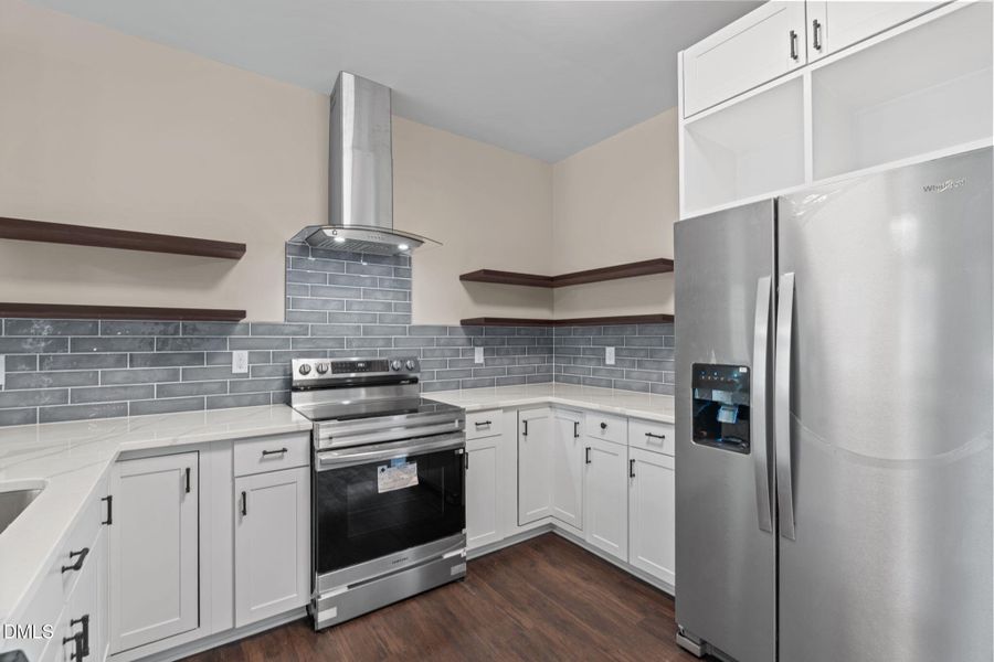 Kitchen with Vented Hood