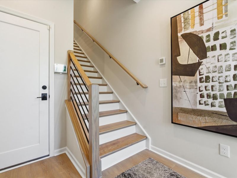 Representative unfurnished interior of a home built from the Dahlia by Tri Pointe Homes in Bellflower, Charlotte (Image 27).
