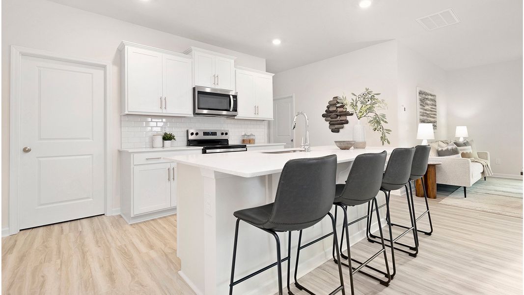 Furnished interior view inside a new home in Cline Village, Conover (Image 4).
