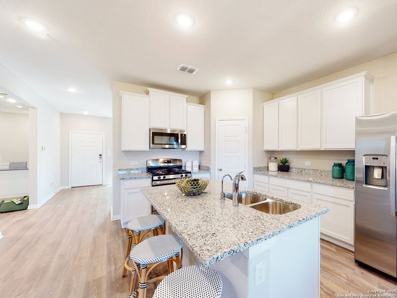 Furnished interior view inside a new home in Blue Ridge Ranch, San Antonio (Image 23). Furnished interior view inside a new home in Blue Ridge Ranch, San Antonio (Image 23).