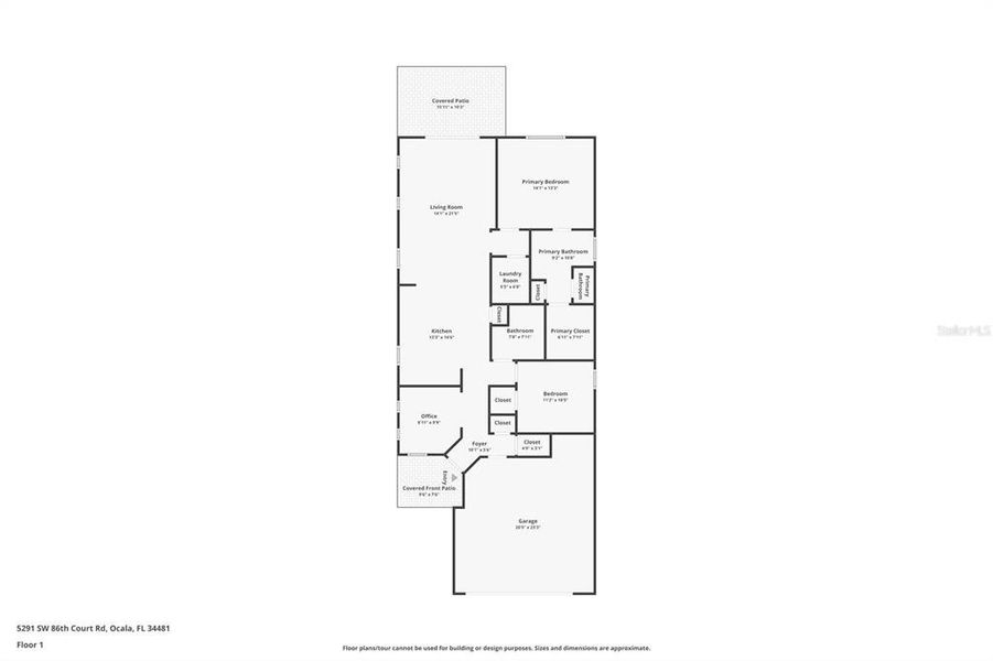 2D floor plan layout of this home in , Ocala, FL (Image 5).