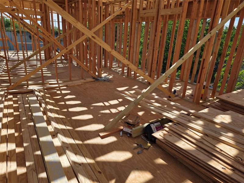 In-progress construction of a new home in , Dickinson, TX (Image 5).