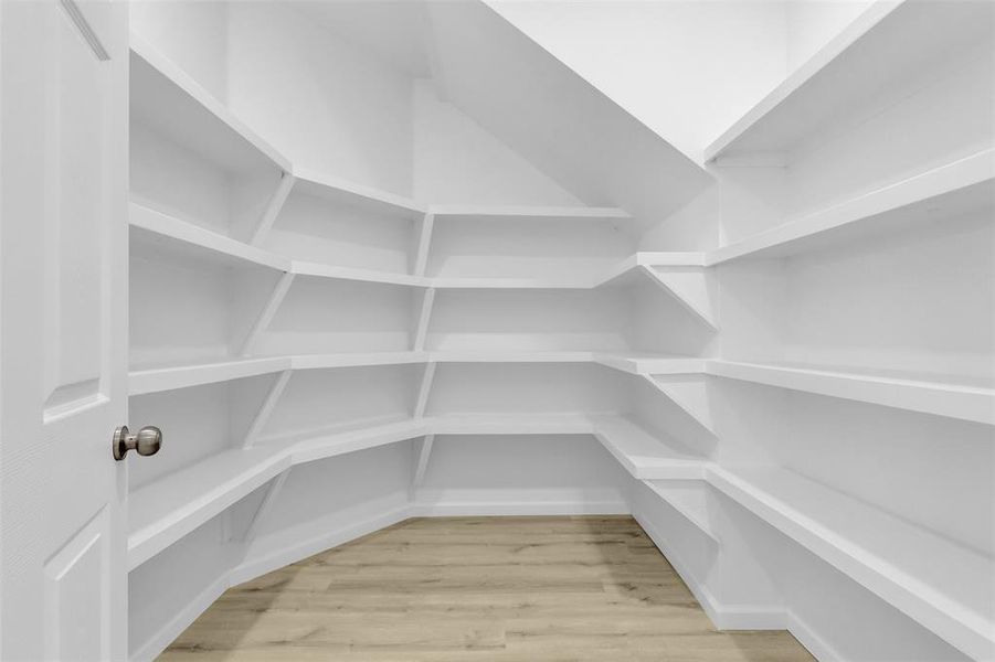 View of storage area