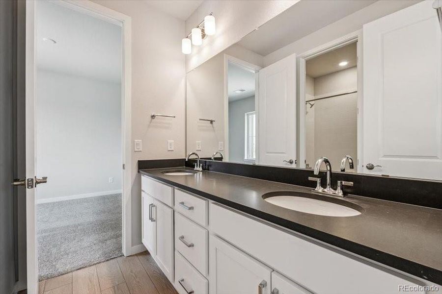 Furnished interior view inside a new home in Prestige Collection at Parkdale Commons, Lafayette (Image 11). Furnished interior view inside a new home in Prestige Collection at Parkdale Commons, Lafayette (Image 11).