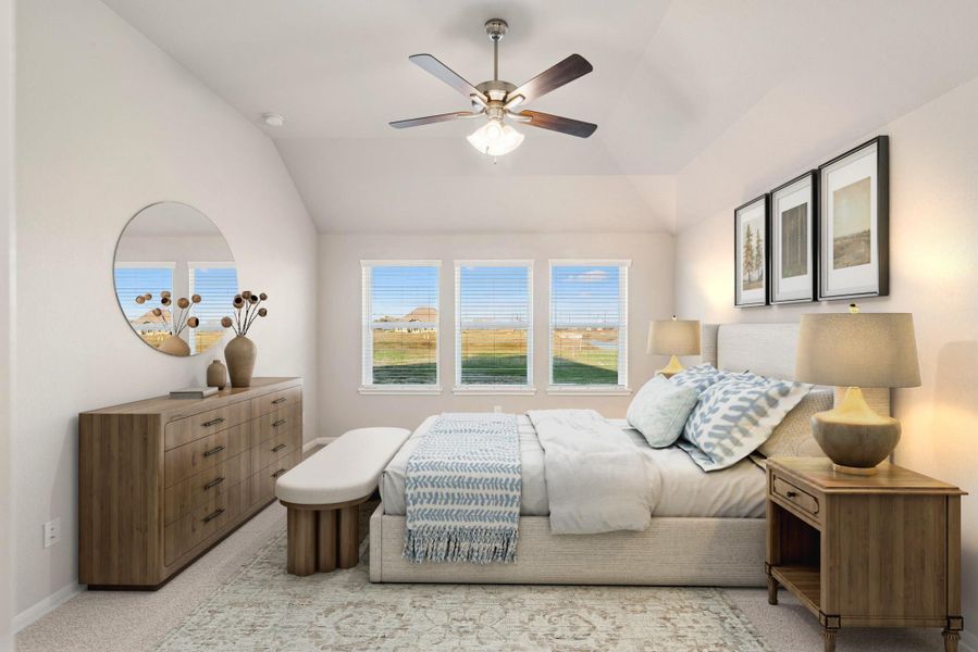 Secluded owner's suite (*Photo not of actual home and used for illustration purposes only.) Secluded owner's suite (*Photo not of actual home and used for illustration purposes only.)